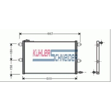 1323401 KUHLER SCHNEIDER Конденсатор, кондиционер
