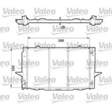 732365 VALEO Радиатор, охлаждение двигателя