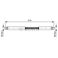 1 987 481 646 BOSCH Тормозной шланг