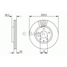 0 986 479 758 BOSCH Тормозной диск