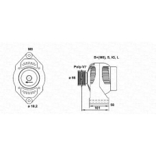 943346042010 MAGNETI MARELLI Генератор