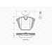 363702160384 MAGNETI MARELLI Комплект тормозных колодок, дисковый тормоз