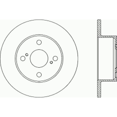 BDA2044.10 OPEN PARTS Тормозной диск