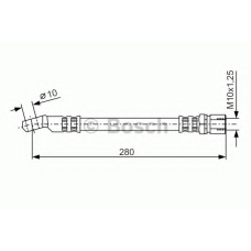 1 987 476 238 BOSCH Тормозной шланг