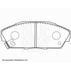 ADH24227 BLUE PRINT Комплект тормозных колодок, дисковый тормоз
