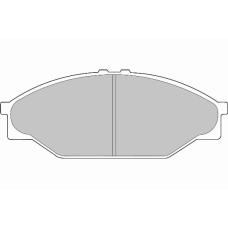 FD6823A NECTO Комплект тормозных колодок, дисковый тормоз
