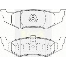23561 00 BRECK Комплект тормозных колодок, дисковый тормоз
