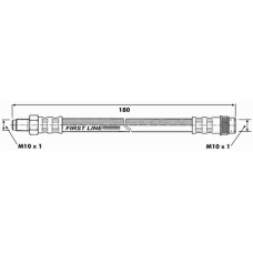 FBH6606 FIRST LINE Тормозной шланг