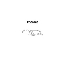 FD30483 VENEPORTE Глушитель выхлопных газов конечный