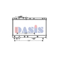 210139N AKS DASIS Радиатор, охлаждение двигателя