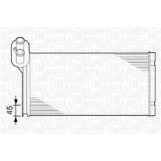 350218223000 MAGNETI MARELLI Теплообменник, отопление салона
