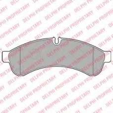 LP2063 DELPHI Комплект тормозных колодок, дисковый тормоз