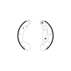 8DB 355 002-471 HELLA PAGID Комплект тормозных колодок