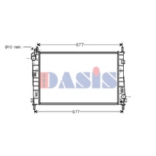 091610N AKS DASIS Радиатор, охлаждение двигателя