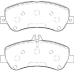 FD7422A NECTO Комплект тормозных колодок, дисковый тормоз