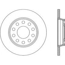 BDR1923.10 OPEN PARTS Тормозной диск