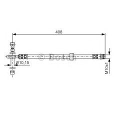 1 987 481 323 BOSCH Тормозной шланг