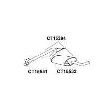 CT15531 VENEPORTE Труба выхлопного газа