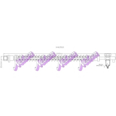 H4696Q Brovex-Nelson Тормозной шланг