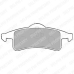 LP1558 DELPHI Комплект тормозных колодок, дисковый тормоз