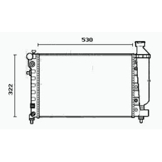 RM0797 EQUAL QUALITY Радиатор, охлаждение двигателя