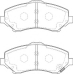 FD7358A NECTO Комплект тормозных колодок, дисковый тормоз