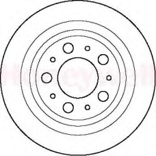 562087B BENDIX Тормозной диск