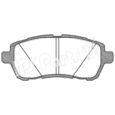 IBD-1304 IPS Parts Комплект тормозных колодок, дисковый тормоз