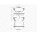 363702160861 MAGNETI MARELLI Комплект тормозных колодок, дисковый тормоз