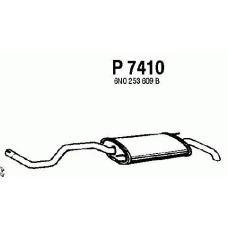 P7410 FENNO Глушитель выхлопных газов конечный