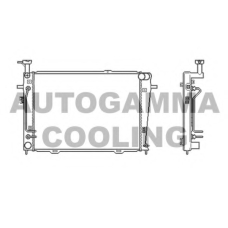 104009 AUTOGAMMA Радиатор, охлаждение двигателя