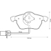 573037B BENDIX Комплект тормозных колодок, дисковый тормоз