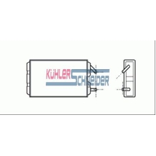 3390801 KUHLER SCHNEIDER Теплообменник, отопление салона