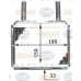 8FH 351 311-771 HELLA Теплообменник, отопление салона