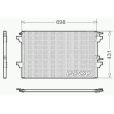 DCN23021 DENSO Конденсатор, кондиционер