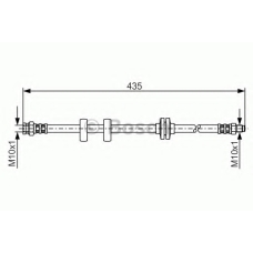 1 987 476 788 BOSCH Тормозной шланг