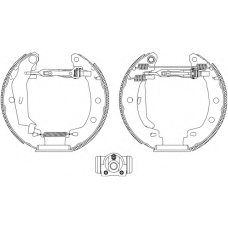 8DB 355 004-691 HELLA PAGID Комплект тормозных колодок