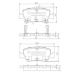 J3612033 NIPPARTS Комплект тормозных колодок, дисковый тормоз