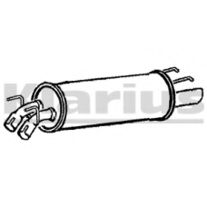 220763 KLARIUS Глушитель выхлопных газов конечный