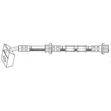 510783 KAWE Тормозной шланг