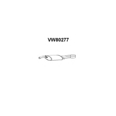 VW80277 VENEPORTE Глушитель выхлопных газов конечный