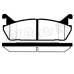 IBR-1601 IPS Parts Комплект тормозных колодок, дисковый тормоз