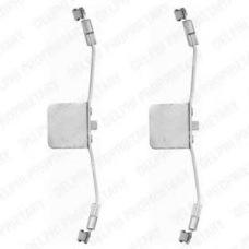 LX0397 DELPHI Комплектующие, колодки дискового тормоза
