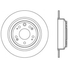 BDR2551.10 OPEN PARTS Тормозной диск