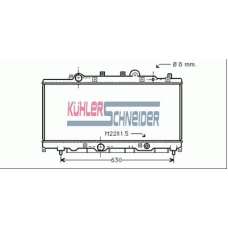 1709901 KUHLER SCHNEIDER Радиатор, охлаждение двигател