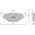 822-165-1 CIFAM Комплект тормозных колодок, дисковый тормоз
