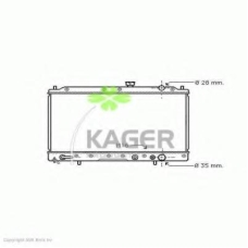 31-0655 KAGER Радиатор, охлаждение двигателя