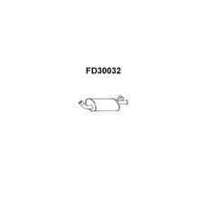 FD30032 VENEPORTE Глушитель выхлопных газов конечный