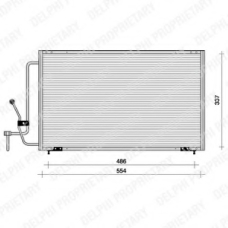 TSP0225055 DELPHI Конденсатор, кондиционер