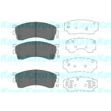 KBP-4503 KAVO PARTS Комплект тормозных колодок, дисковый тормоз